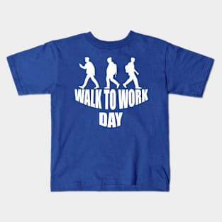 Walk to Work Day Kids T-Shirt